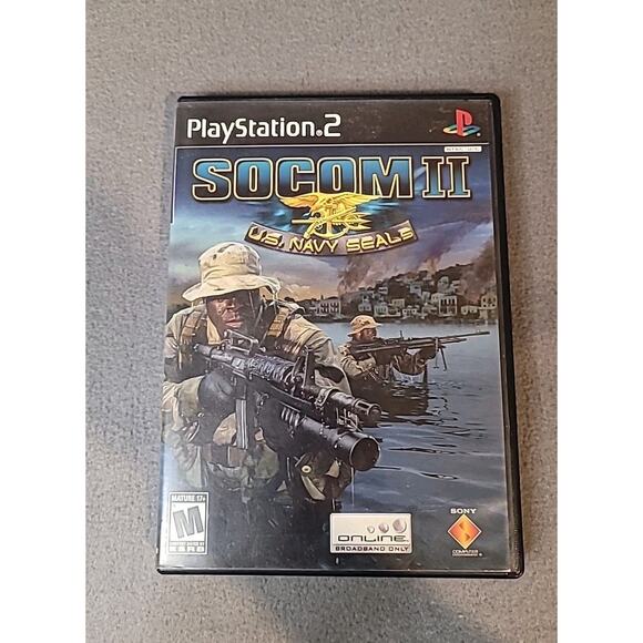 SOCOM II: U.S. Navy SEALs – Sony PlayStation 2 (PS2, 2003) | GUC | No Manual - Picture 1 of 5
